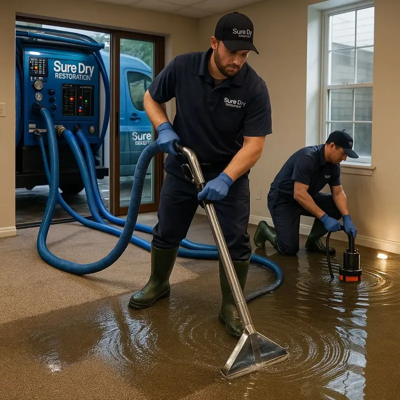 Water Extraction and Removal process in Hall Park, OK